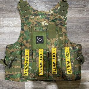 Off white tactical vest